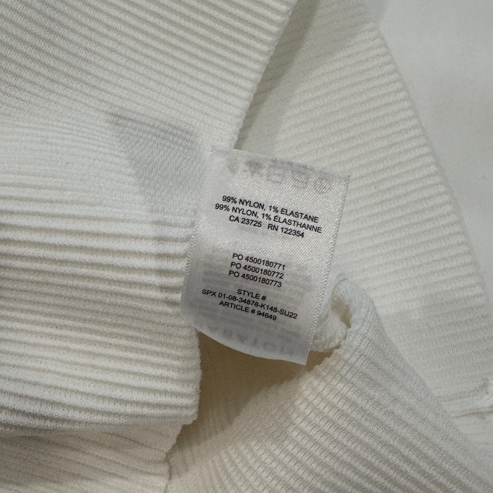 Aritzia/Babaton Sculpt Knit Criss-Cross Ribbed Halter Dress - Size Medium - Picture 8 of 8